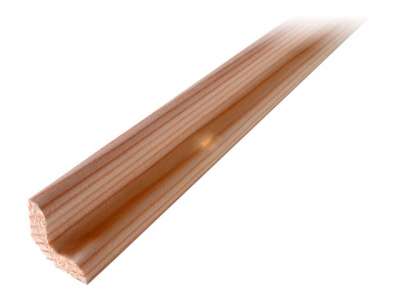 Уголок деревянный "внутренний" срощенный с сучками 20х20х2200 мм